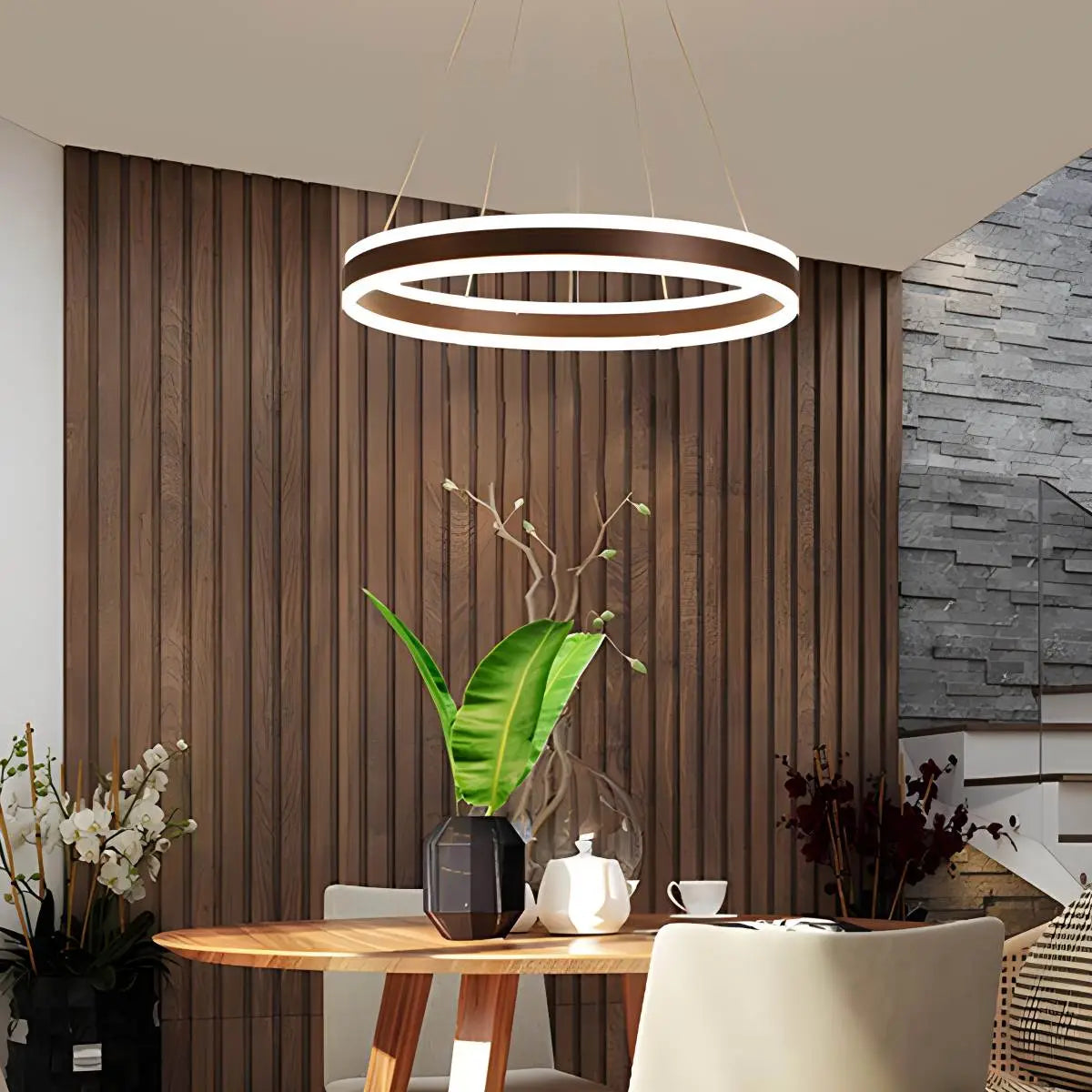 Antizer Circle Layered Living Room Chandelier