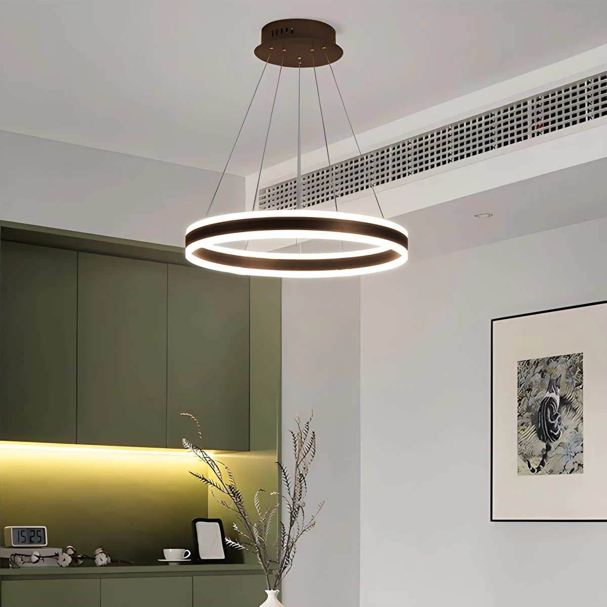 Antizer Circle Layered Living Room Chandelier