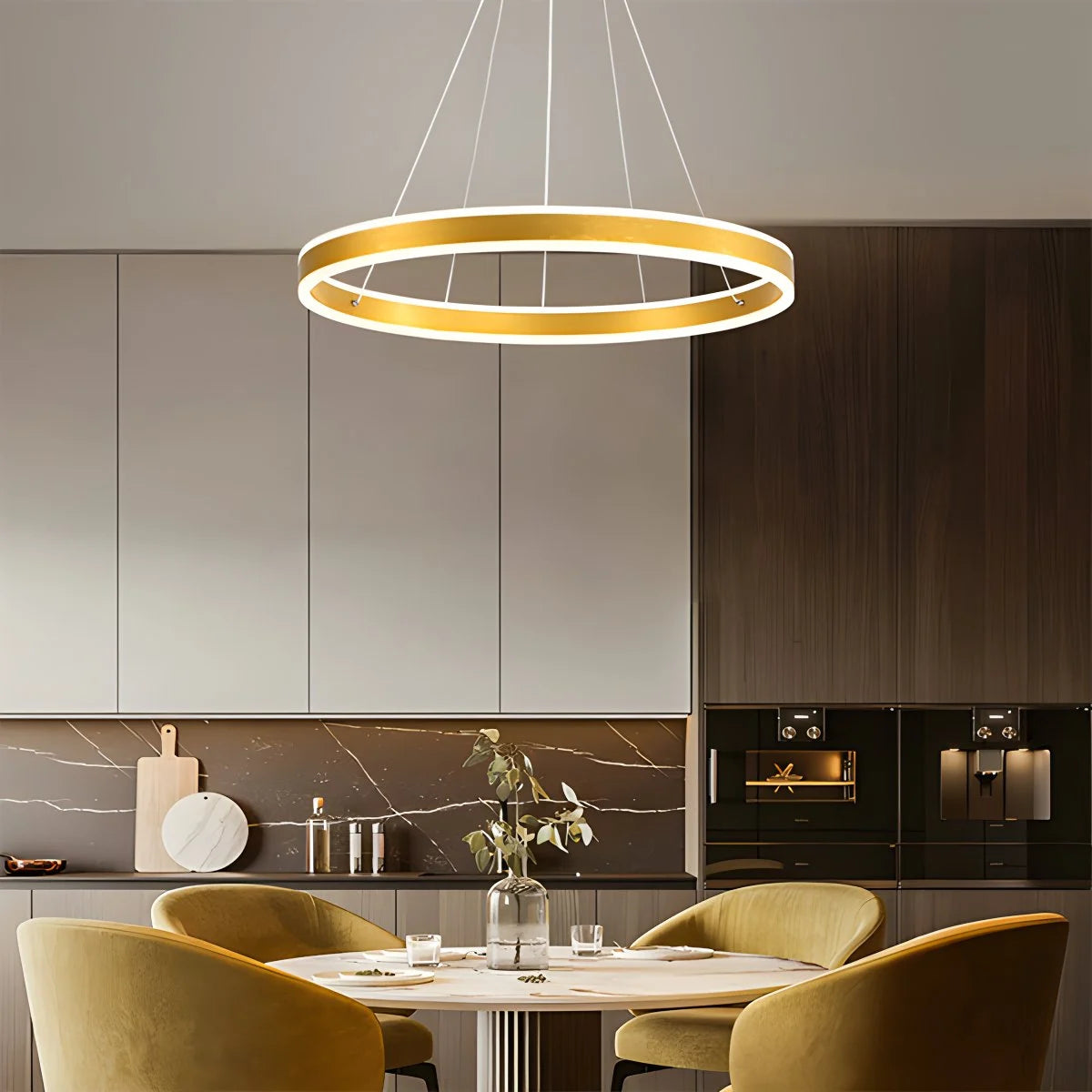 Antizer Circle Layered Living Room Chandelier