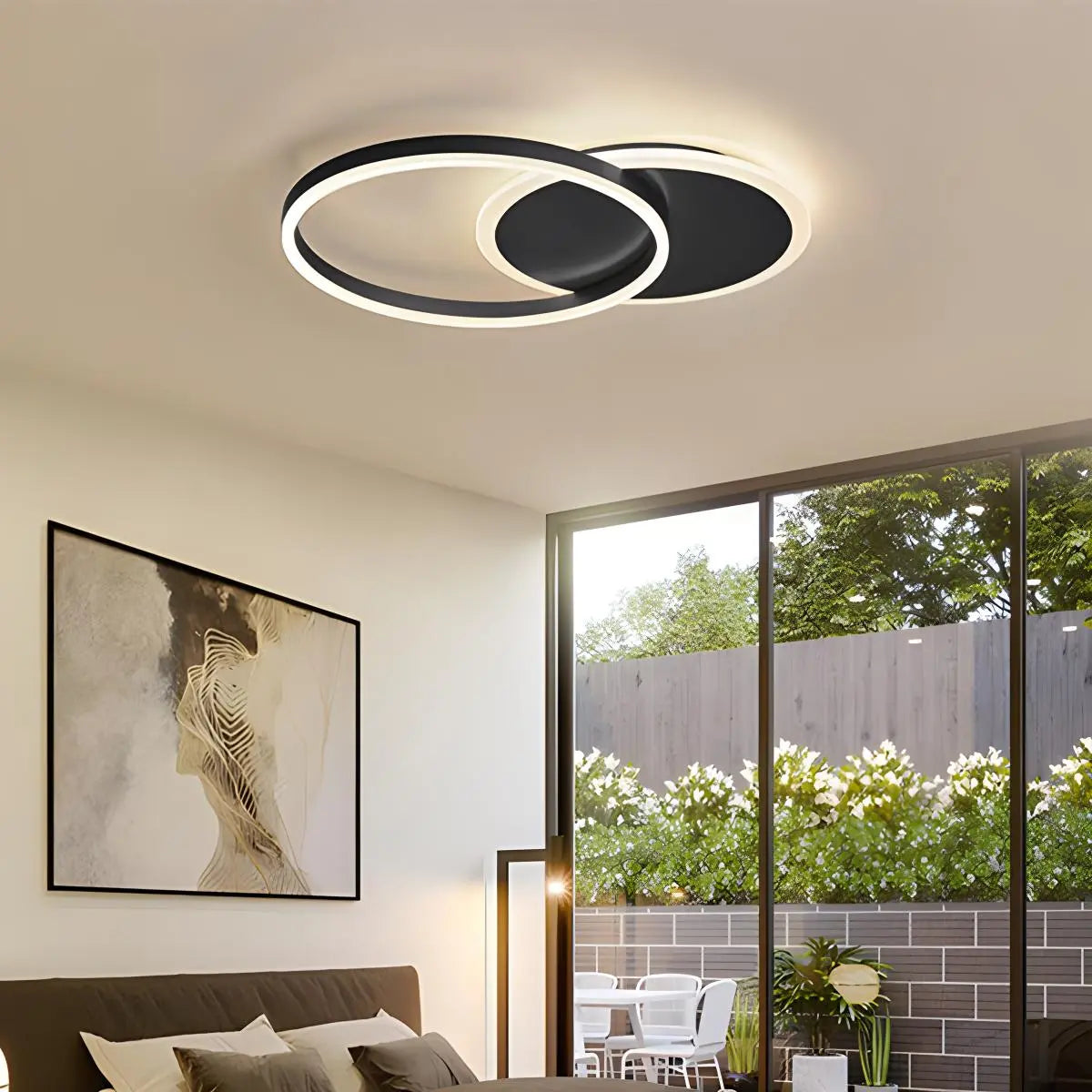 Antizer Circular LED Ceiling Light for Living Room