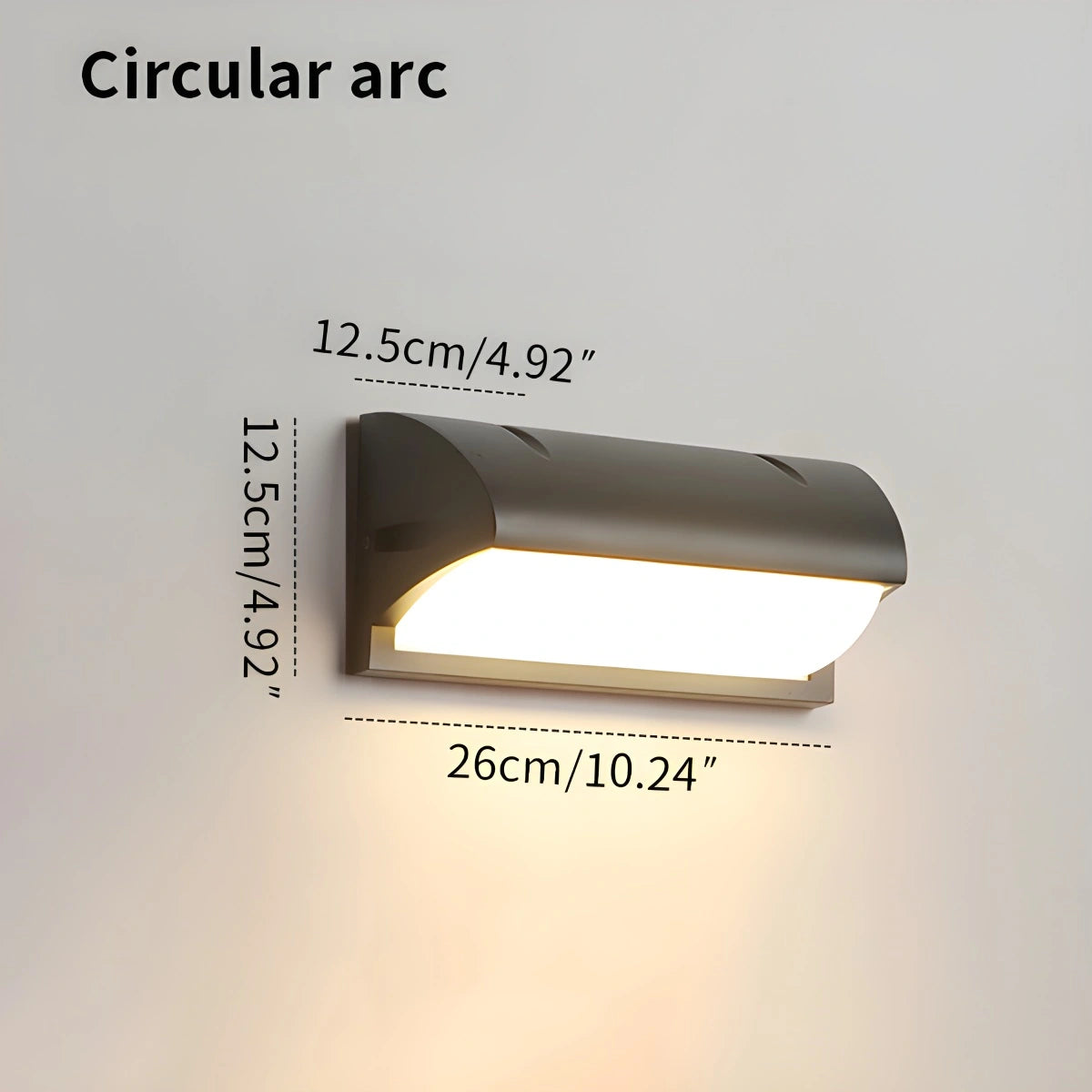 Antizer Modern Outdoor LED Waterproof Wall Sconce Porch Light