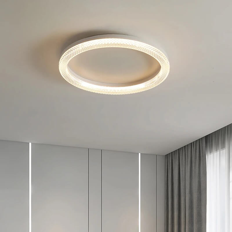 Light Luxury Circular Crystal Ceiling Light