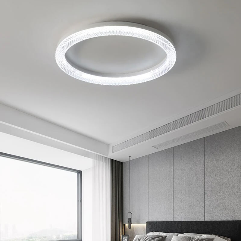 Light Luxury Circular Crystal Ceiling Light