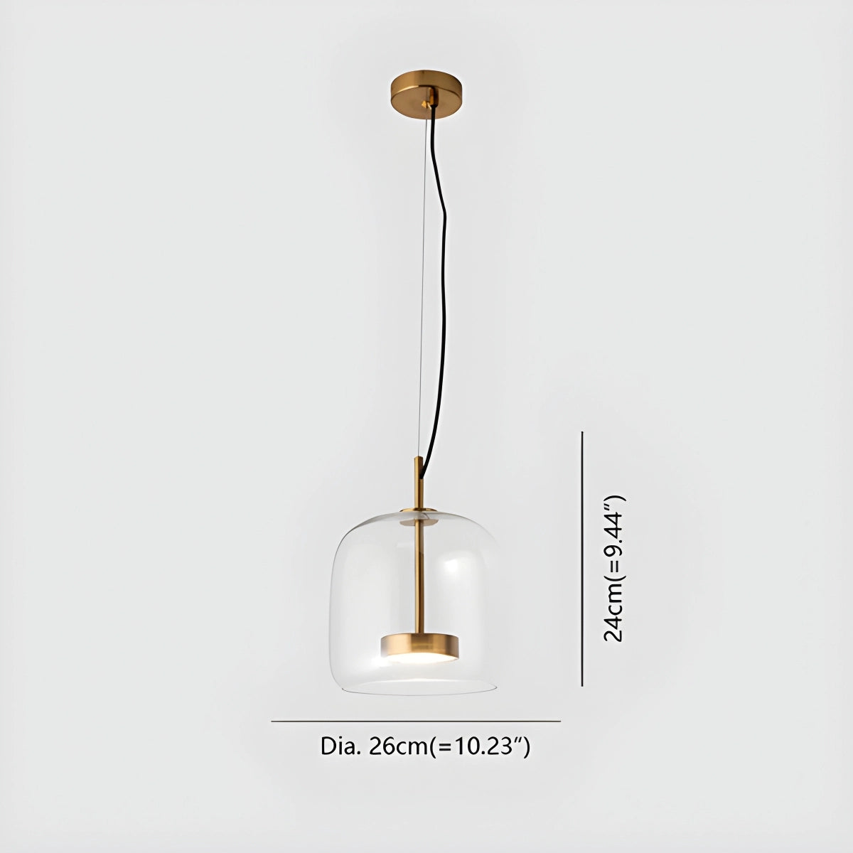 Antizer Morden Glass Pendant Light for Dining Room
