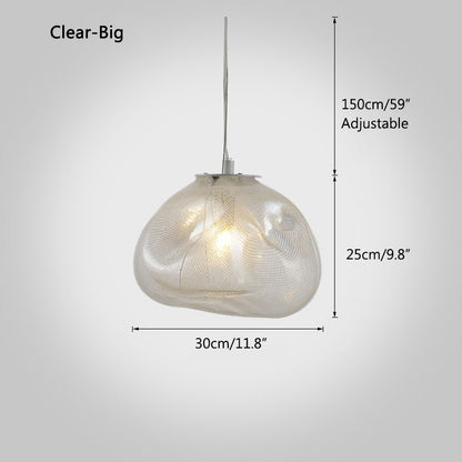 Antizer Light Luxury Cloud Shape Glass Pendant Light