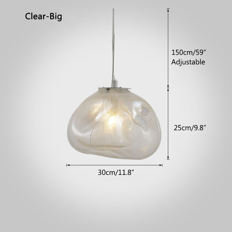 Light Luxury Cloud Glass Pendant Light