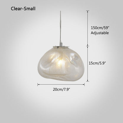 Antizer Light Luxury Cloud Shape Glass Pendant Light