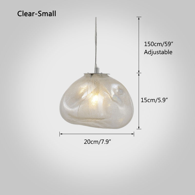 Light Luxury Cloud Glass Pendant Light