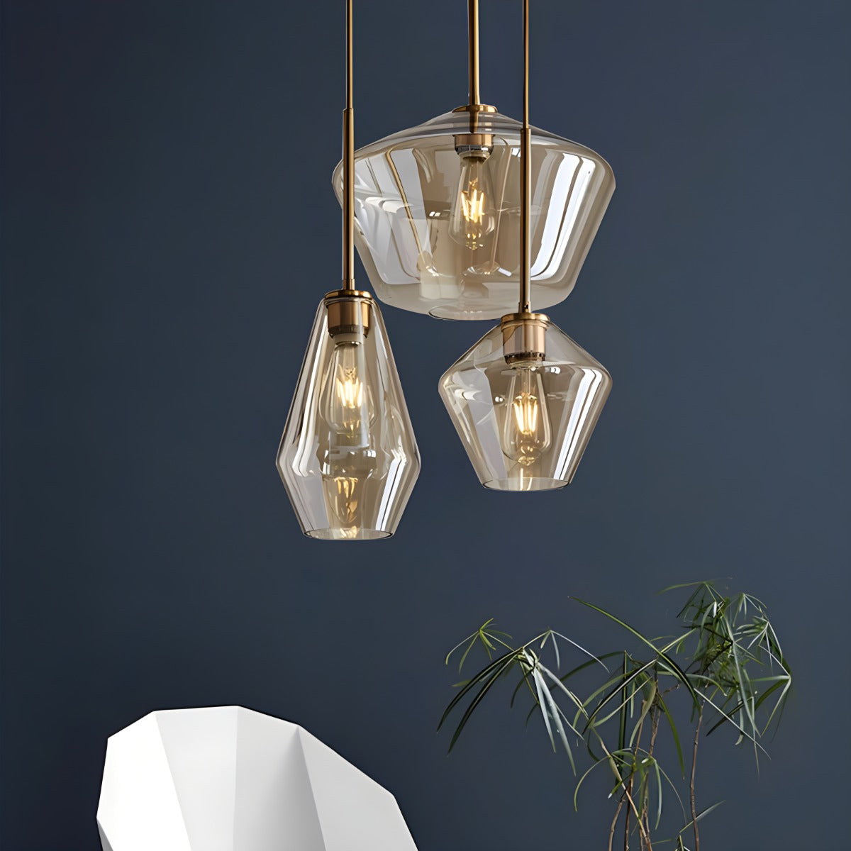 Hailie Clear Glass Pendant Light