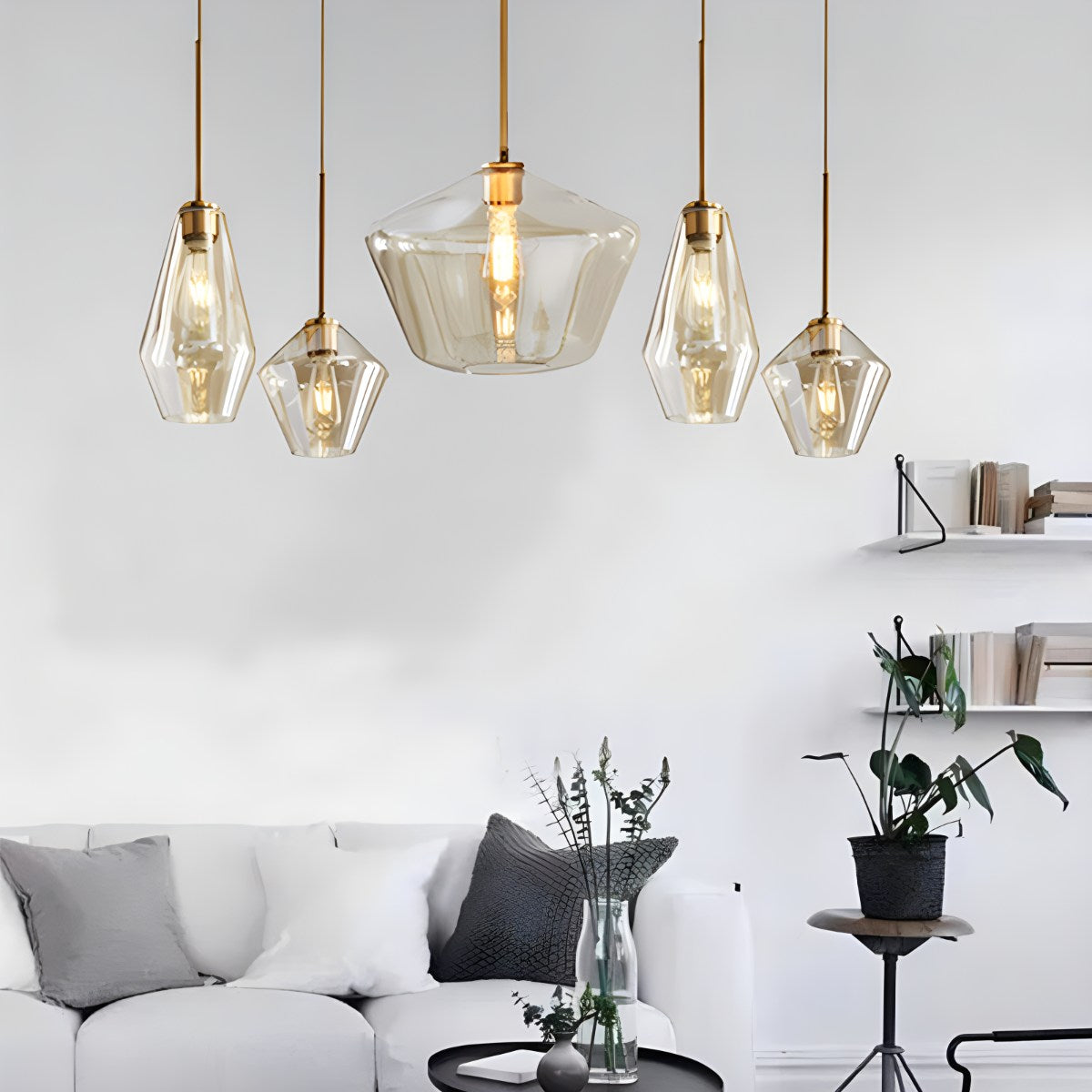 Hailie Clear Glass Pendant Light