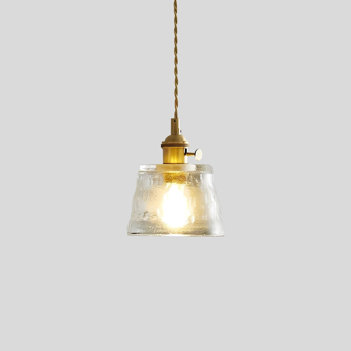 Antizer Nordic Cup Glass Pendant Lamp for Bedside