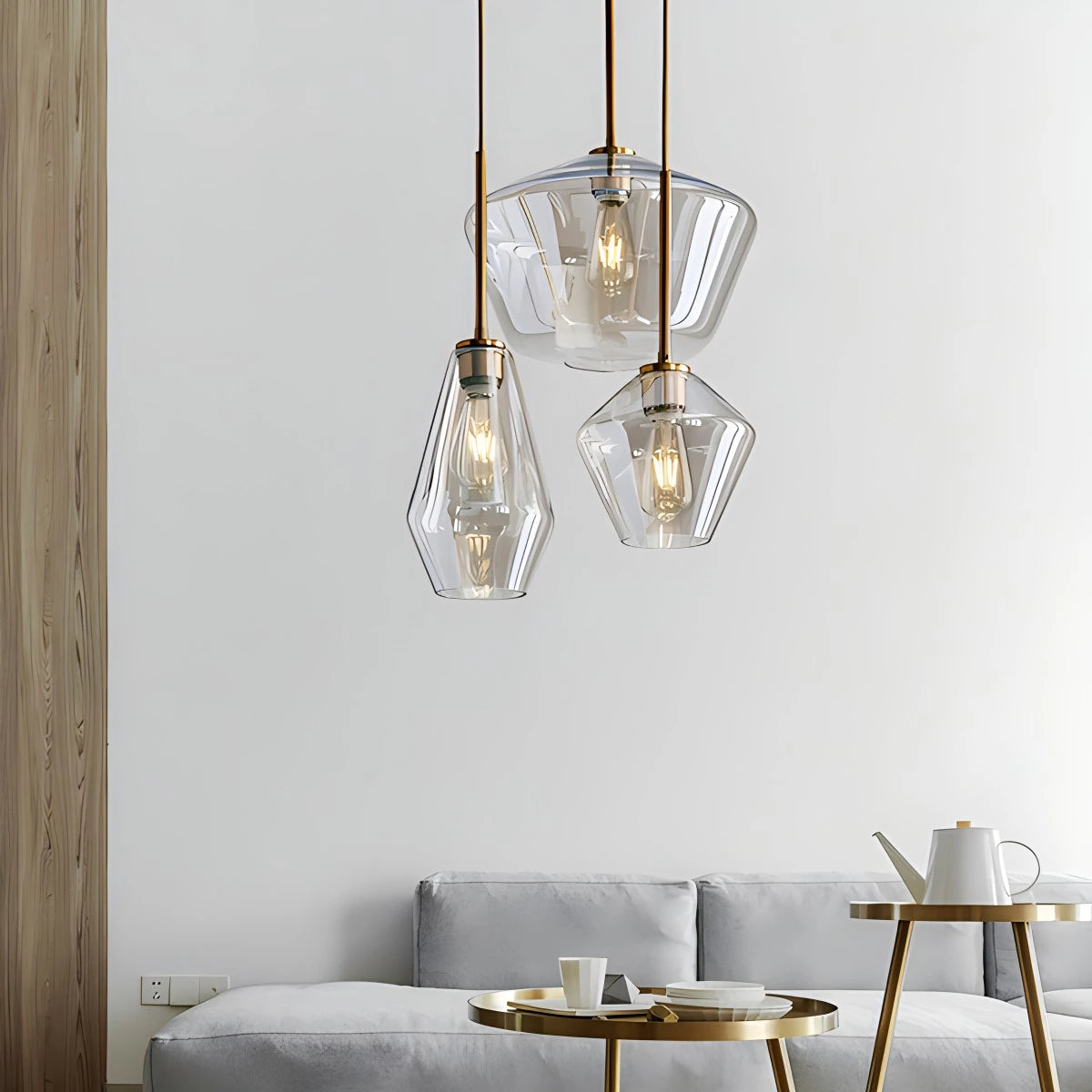 Hailie Clear Glass Pendant Light