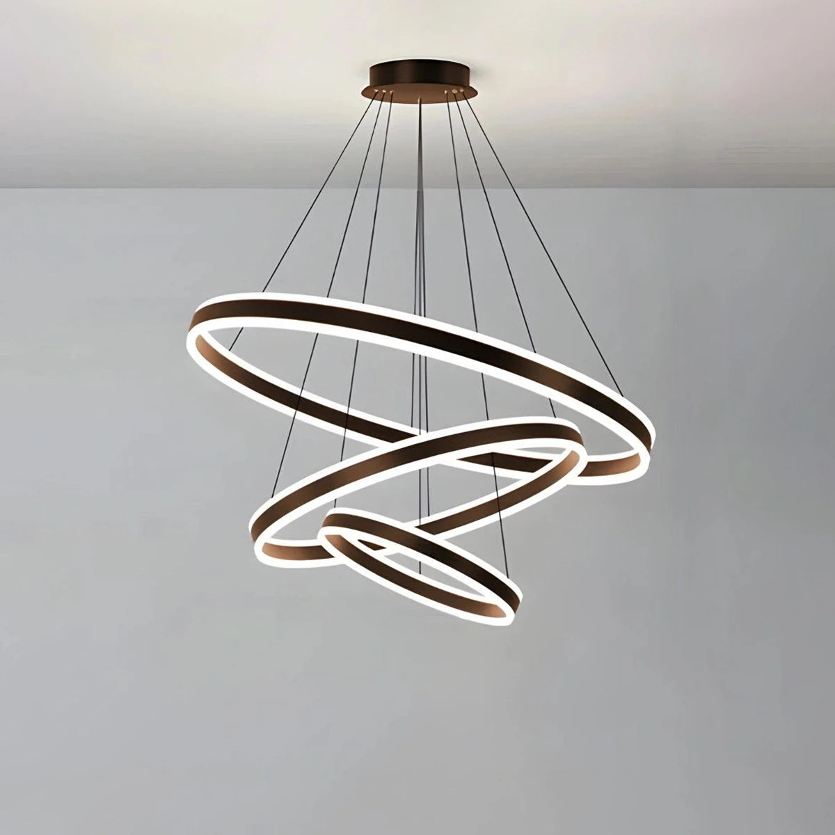 Antizer Circle Layered Living Room Chandelier