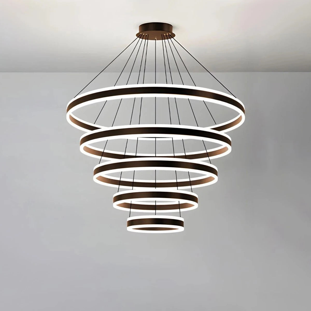 Antizer Circle Layered Living Room Chandelier