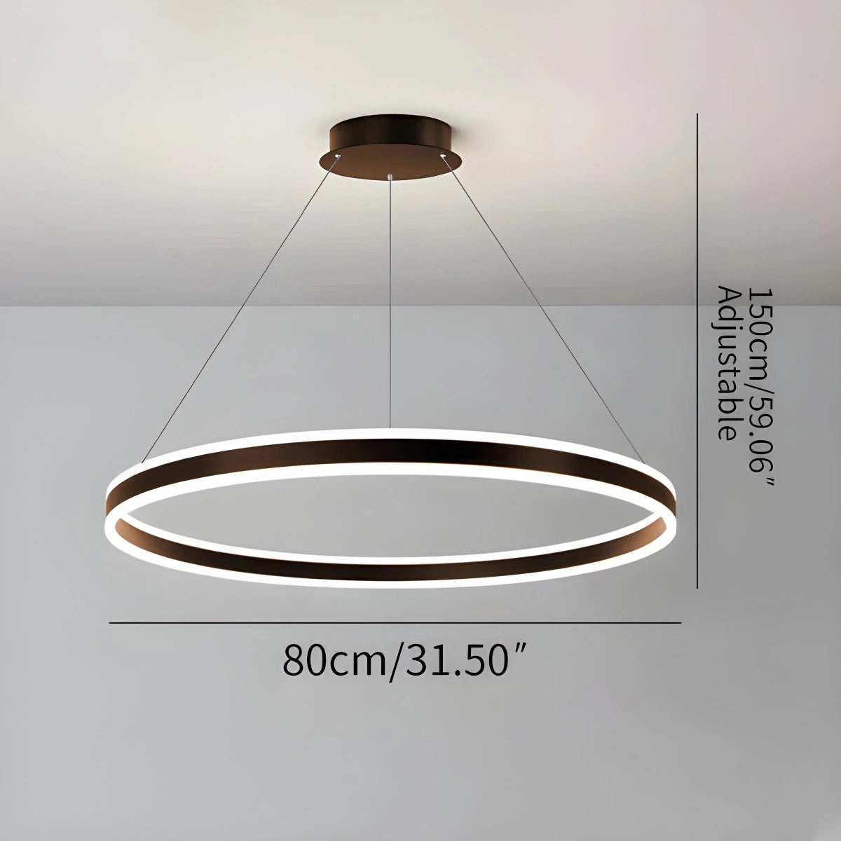 Antizer Circle Layered Living Room Chandelier