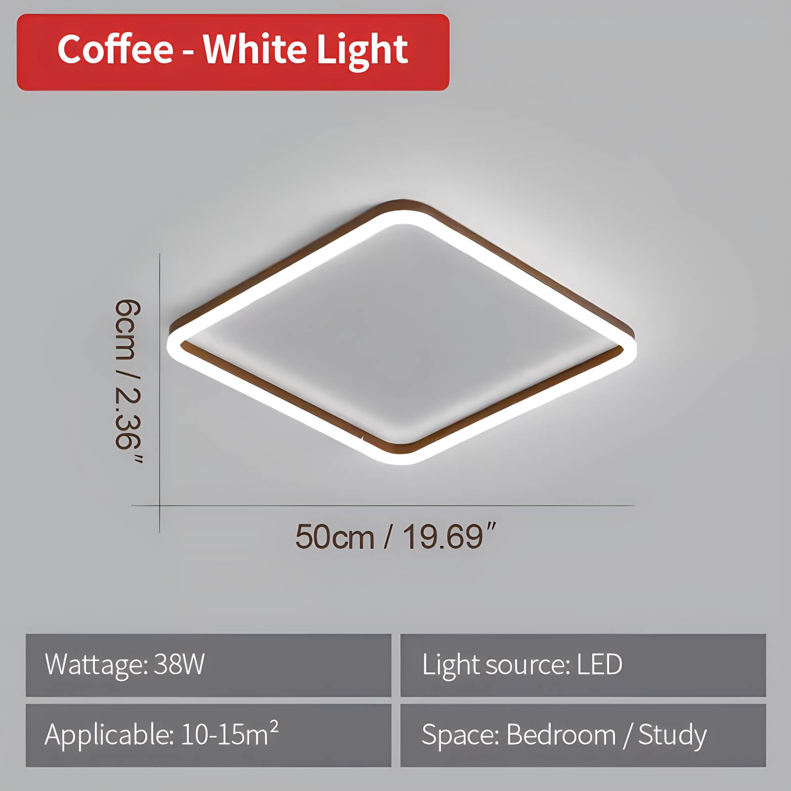 LED Square Ceiling Light