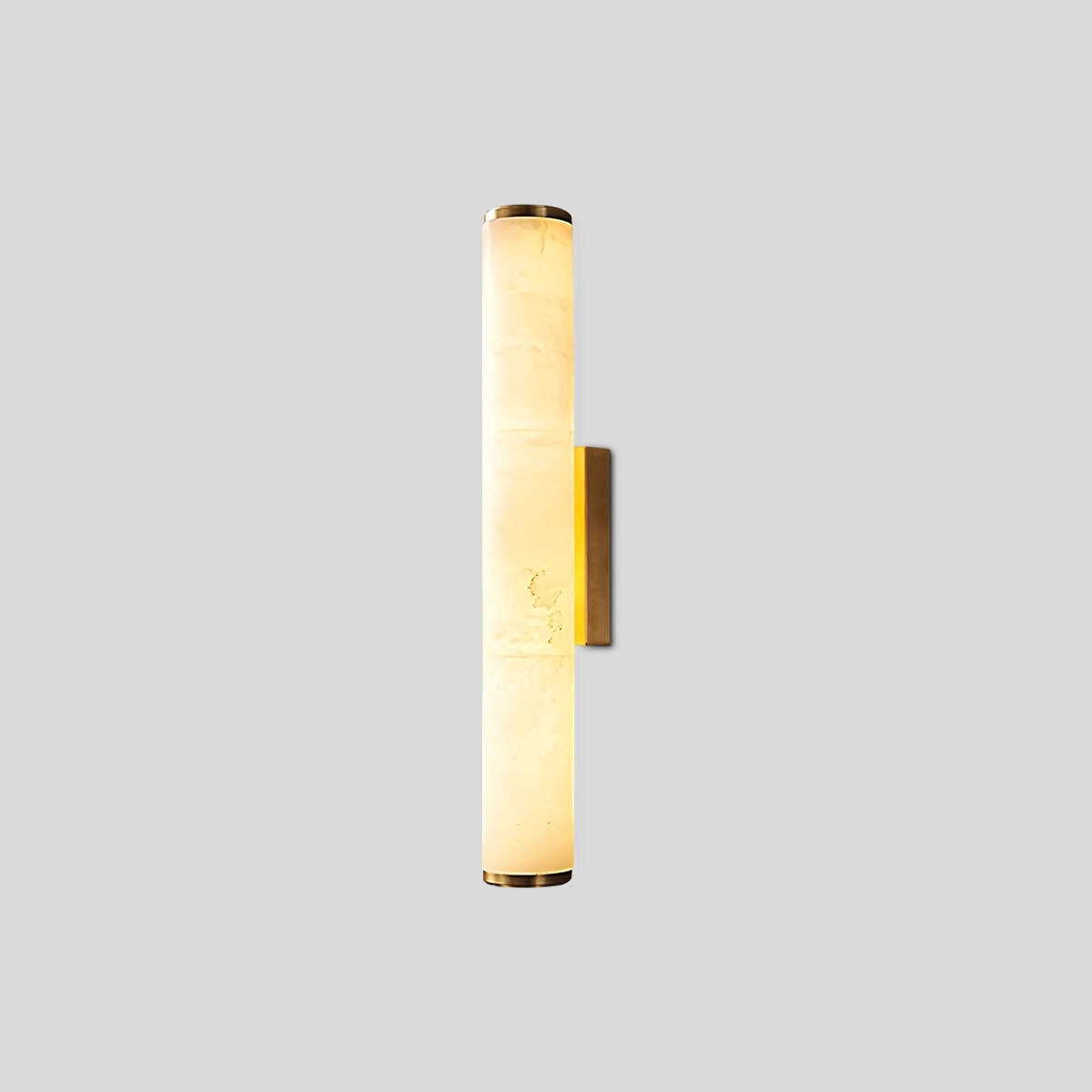 Antizer Modern Cylindrical Spanish Alabaster Wall Sconce