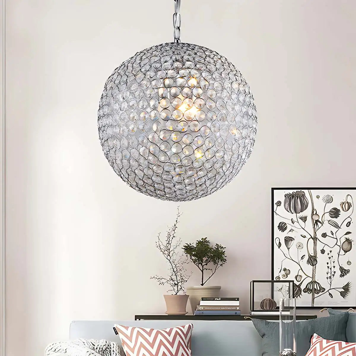 Creative Crystal Ball Chandelier