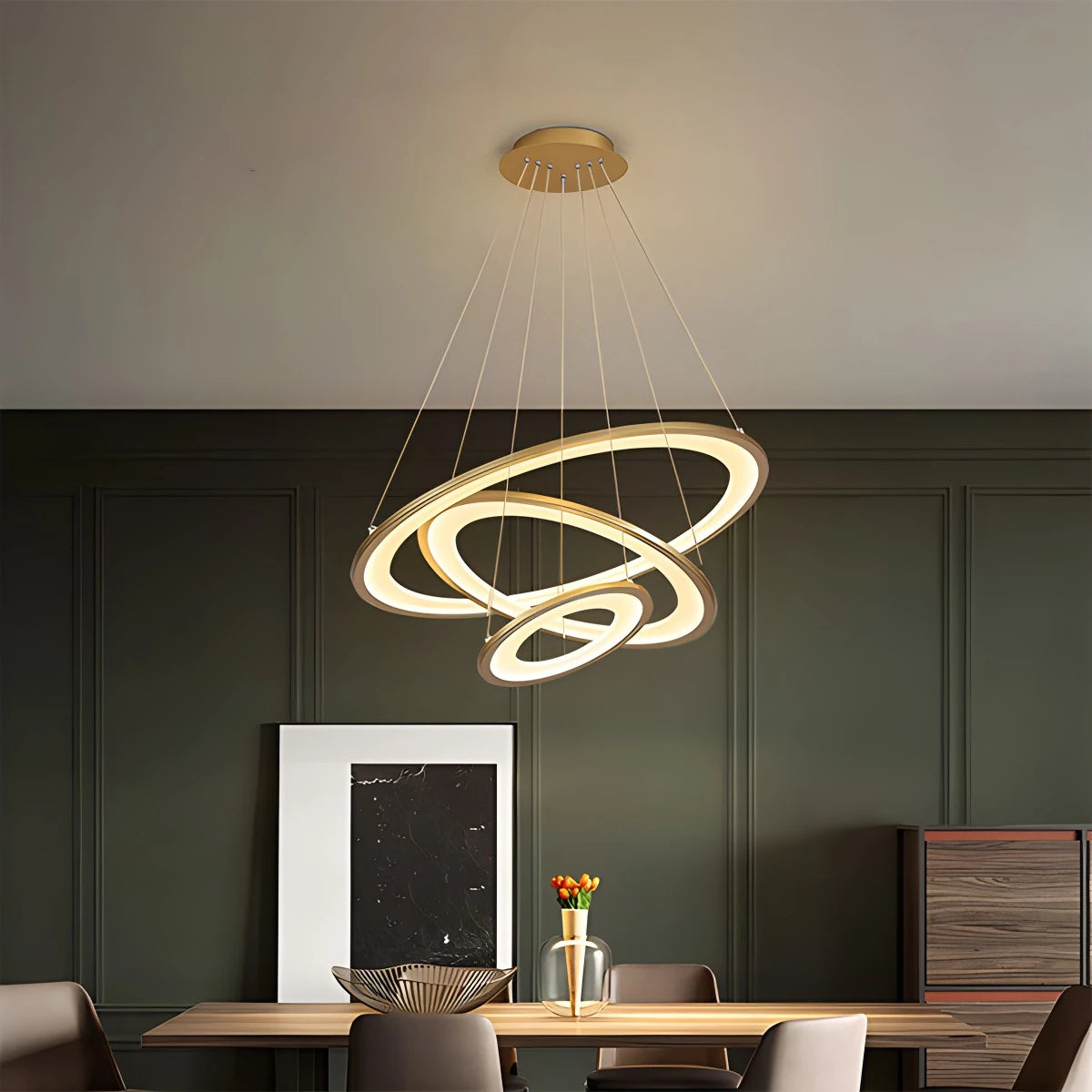 Antizer Creative Minimalist Ring Chandelier