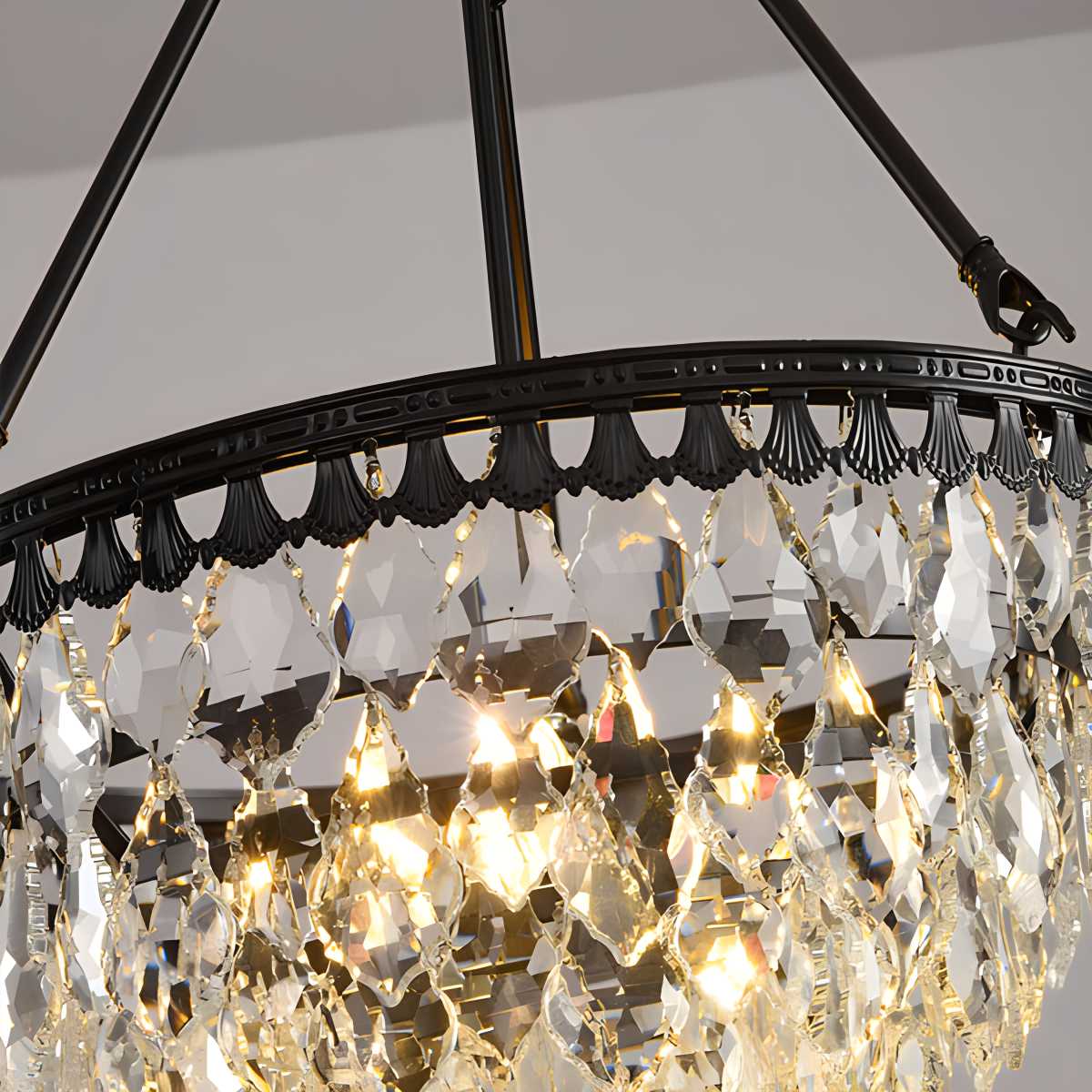 Crown Crystal Led Chandelier