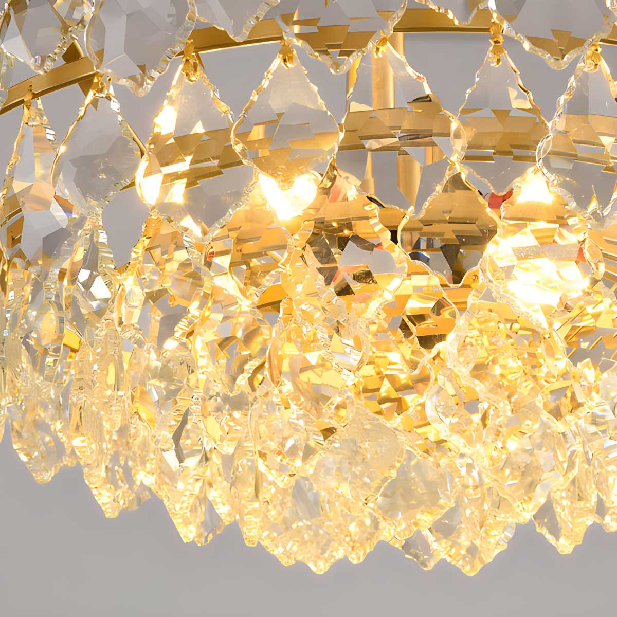 Crown Crystal Led Chandelier