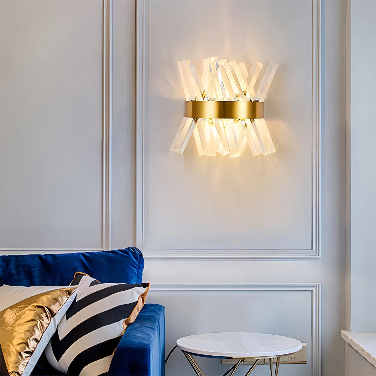 Antizer Crystal Glass Luxury Wall Sconce