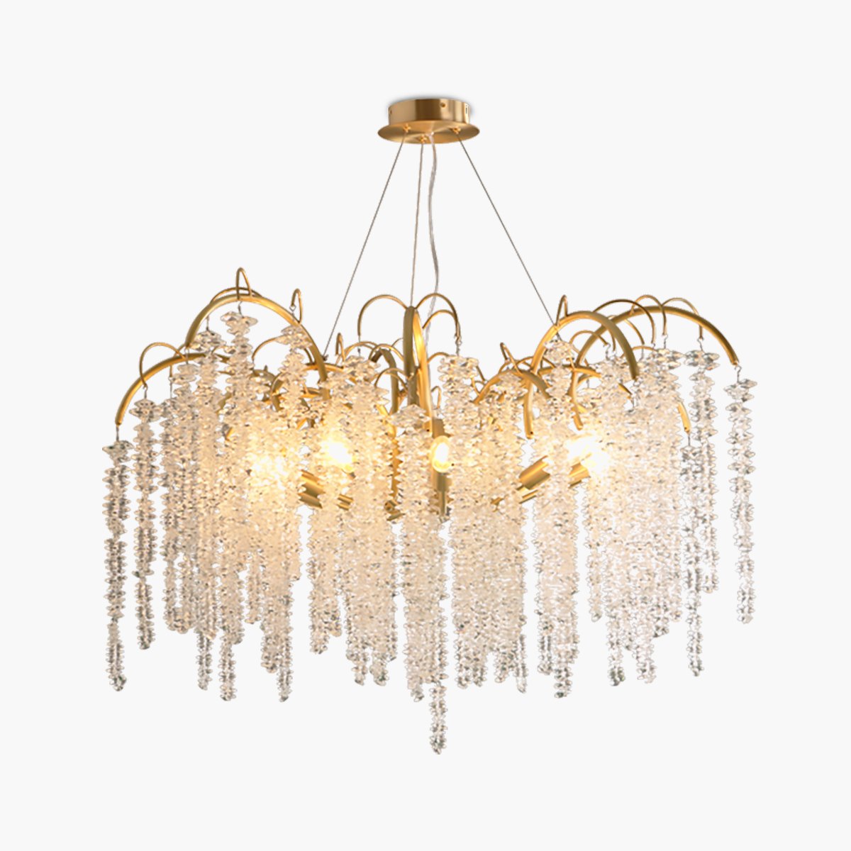 Crystal Tassel Chandelier