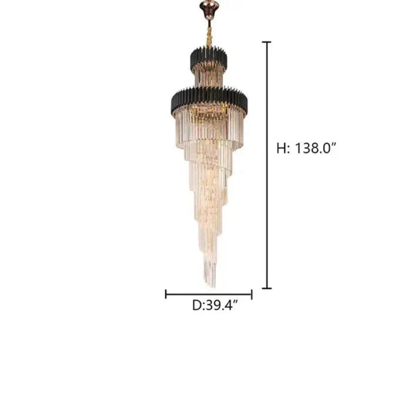 Antizer Cyrus Multiple Tier Crystal Chandelier