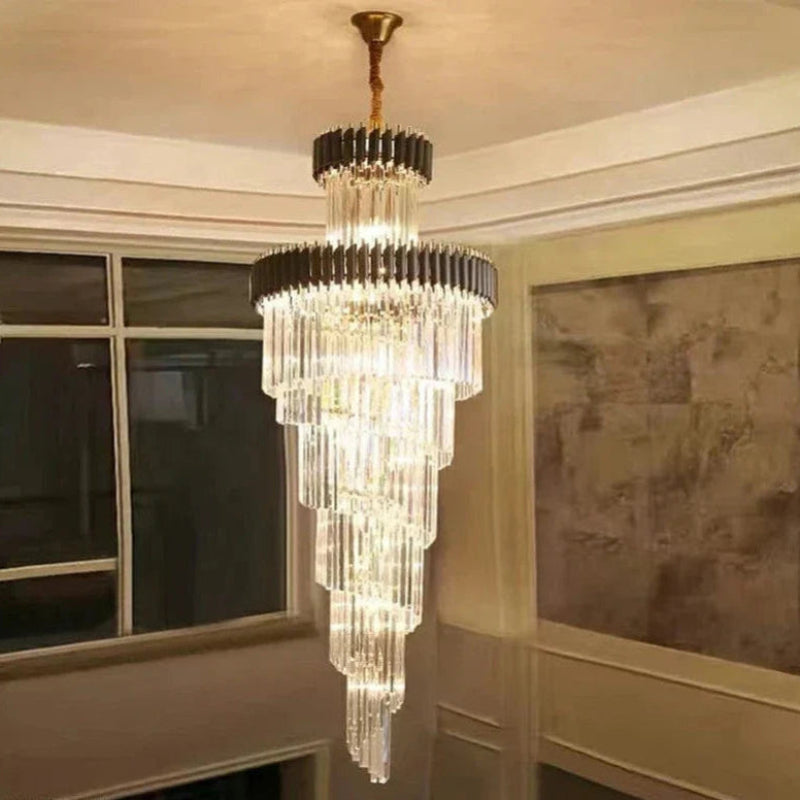 Antizer Cyrus Multiple Tier Crystal Chandelier