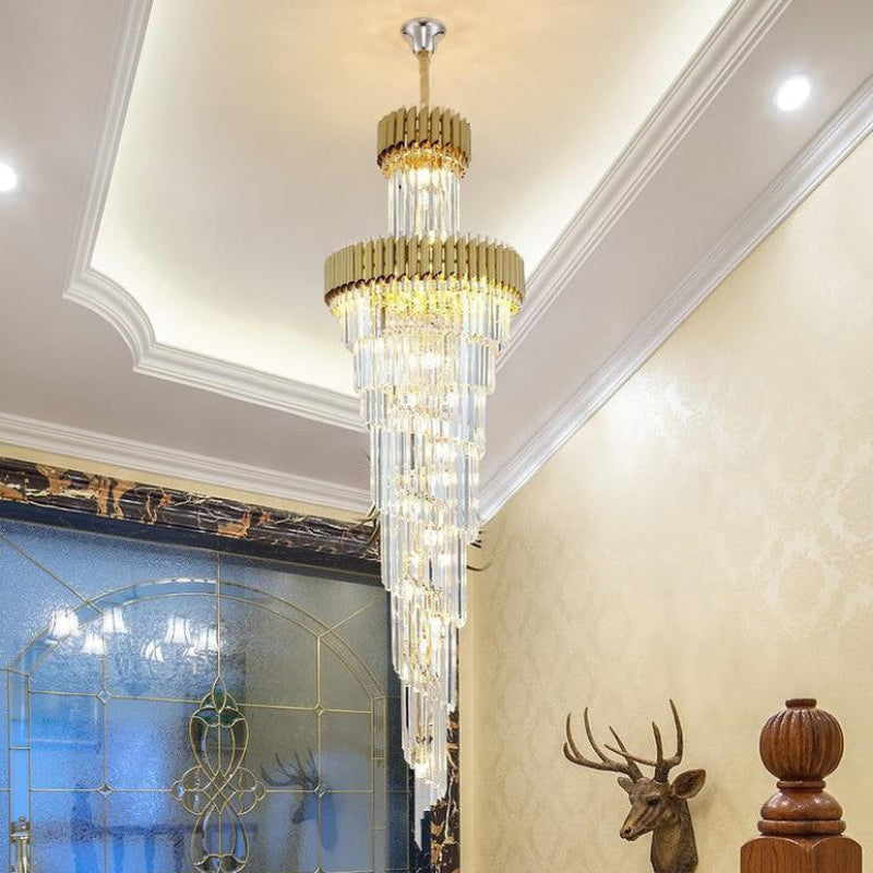 Antizer Cyrus Multiple Tier Crystal Chandelier