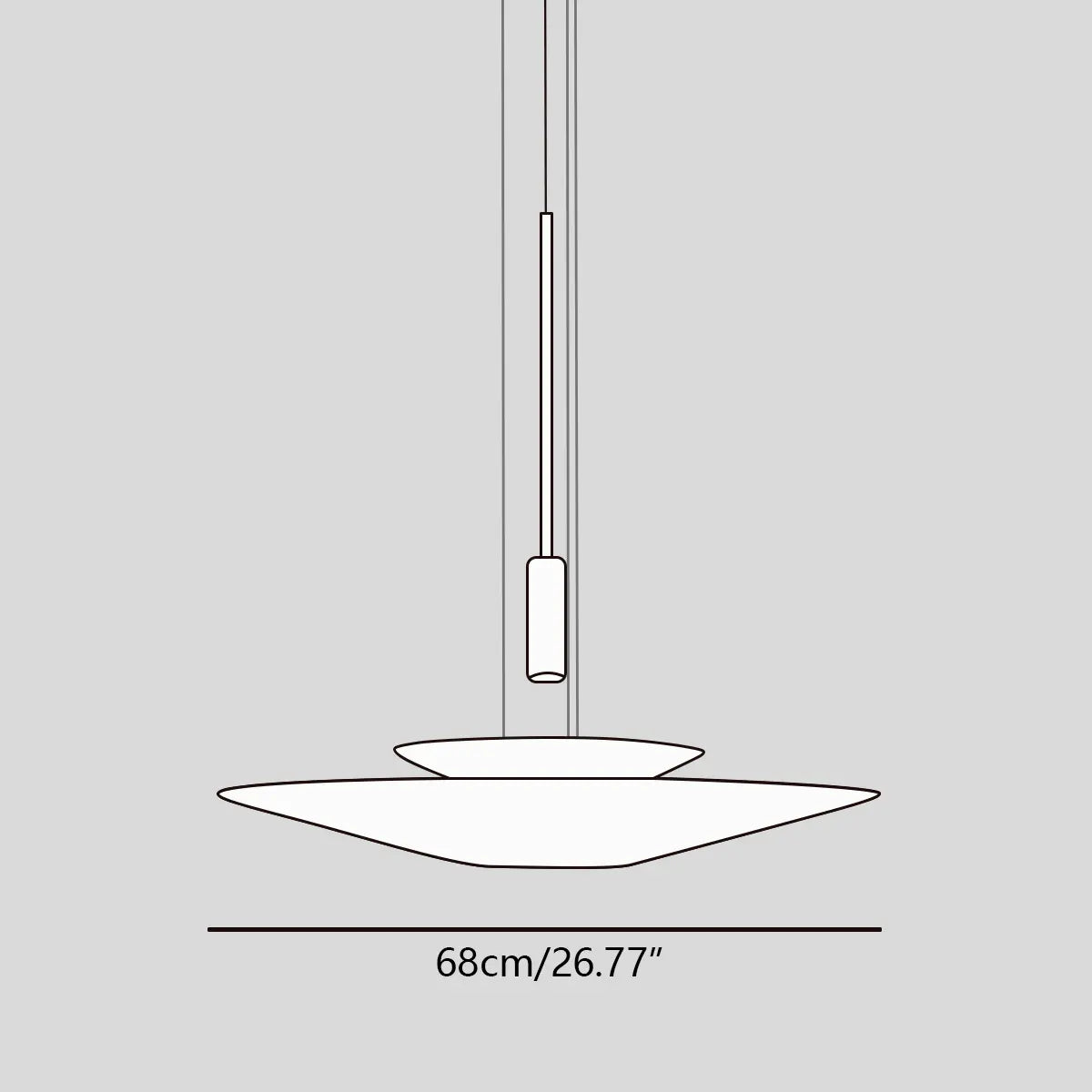 Antizer Layered Disc Pendant Light for Dining Room