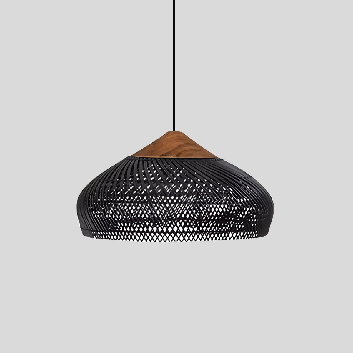 Antizer Rattan Lantern Pendant Light for Dining Room