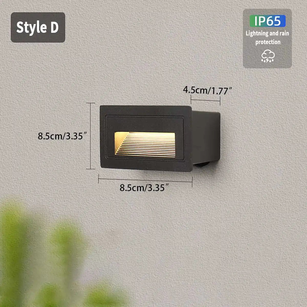 Outdoor Waterproof Induction Wall Light