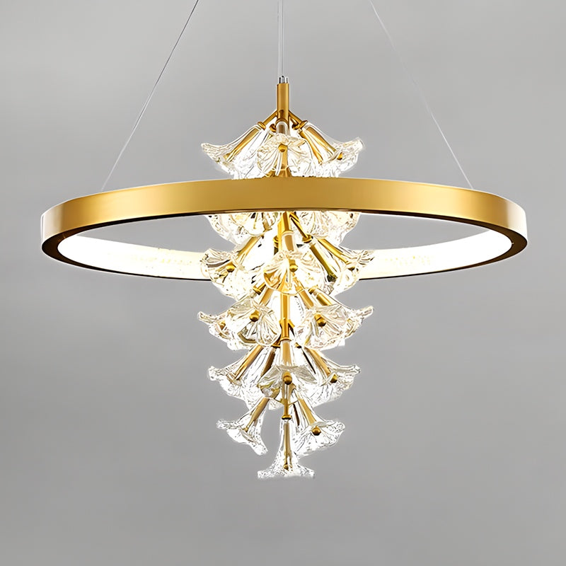 Nordic Light Luxury Ring Creative Chandelier