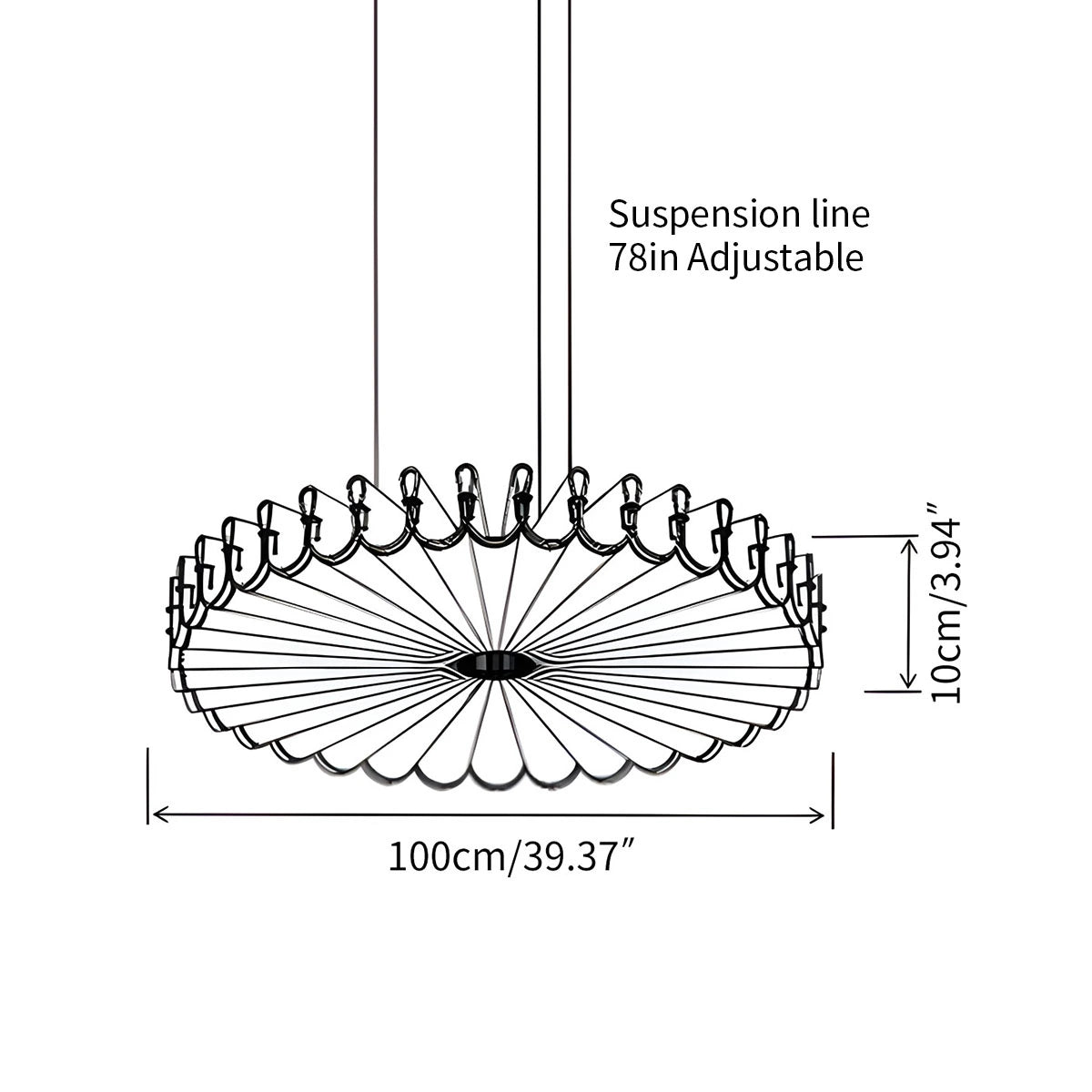 Antizer Sunflower Acoustic Pendant Light