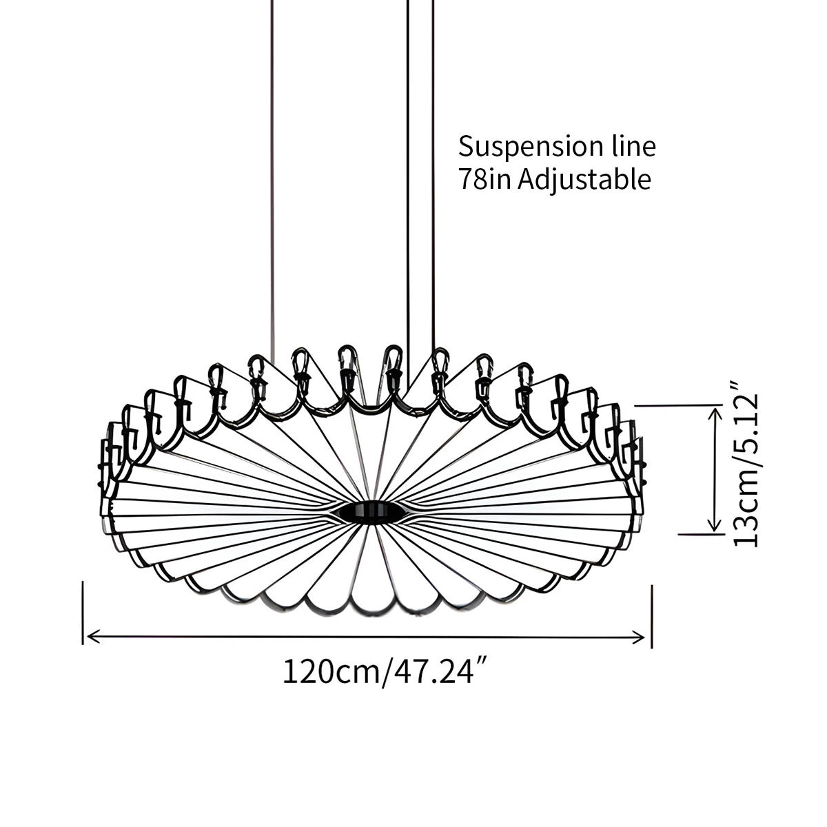 Antizer Sunflower Acoustic Pendant Light