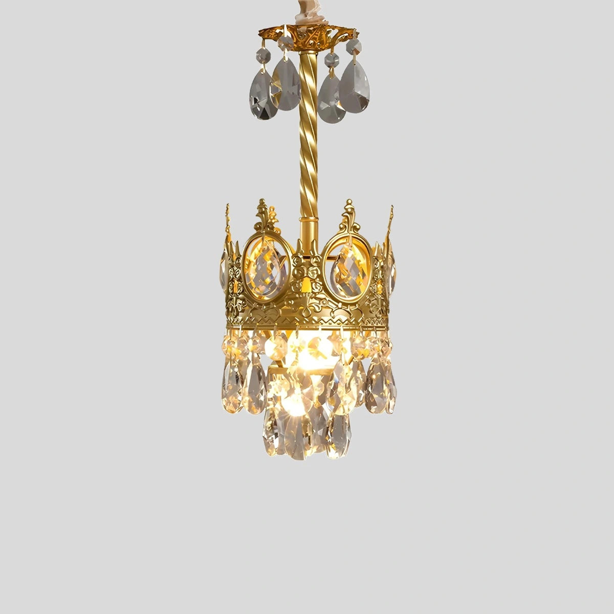 Antizer French Retro Crystal Chandelier for Dining Room