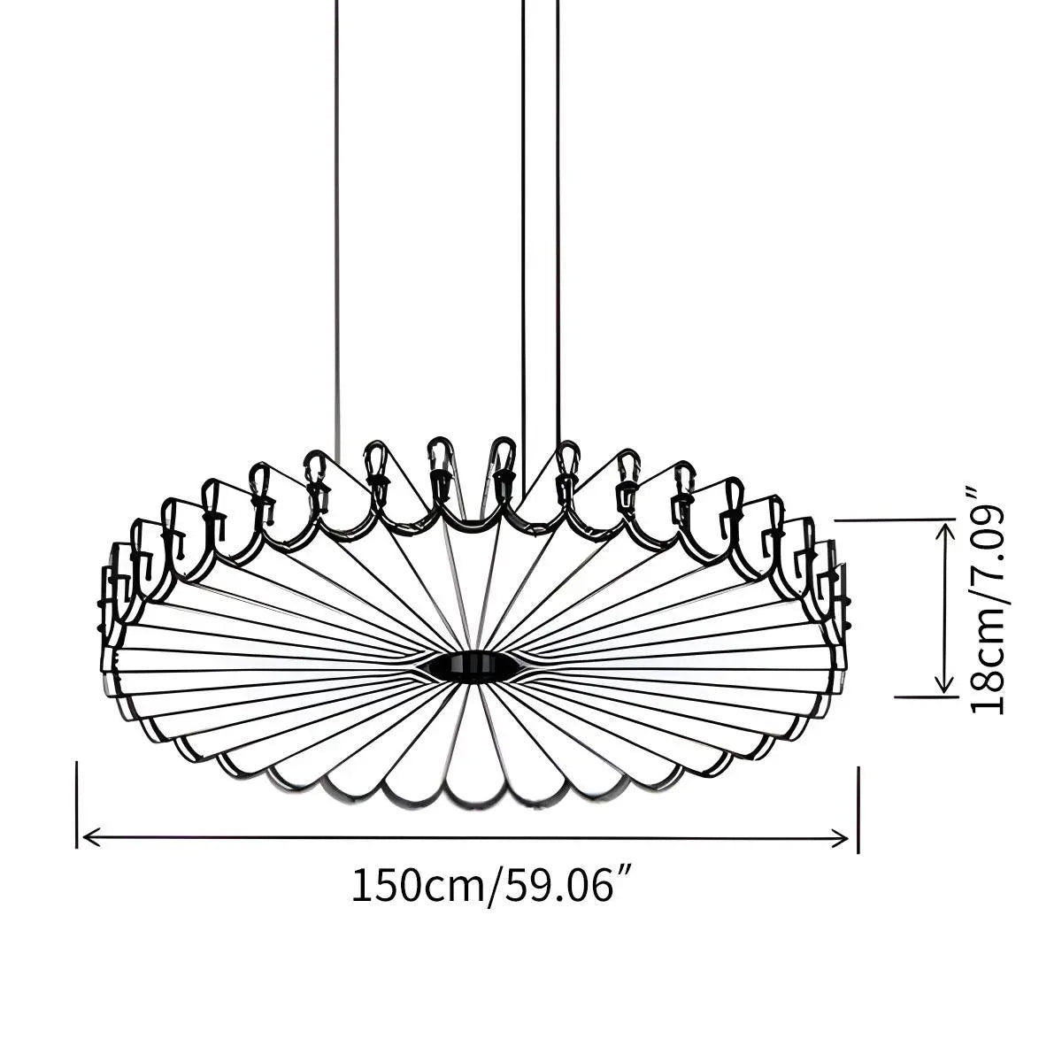 Antizer Sunflower Acoustic Pendant Light