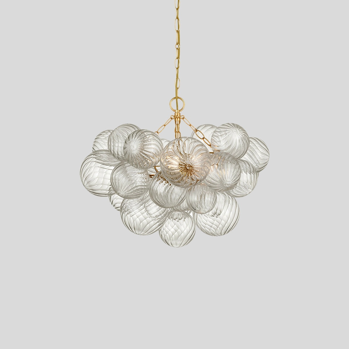 Antizer Vortex Glass Bubble Ball Chandelier