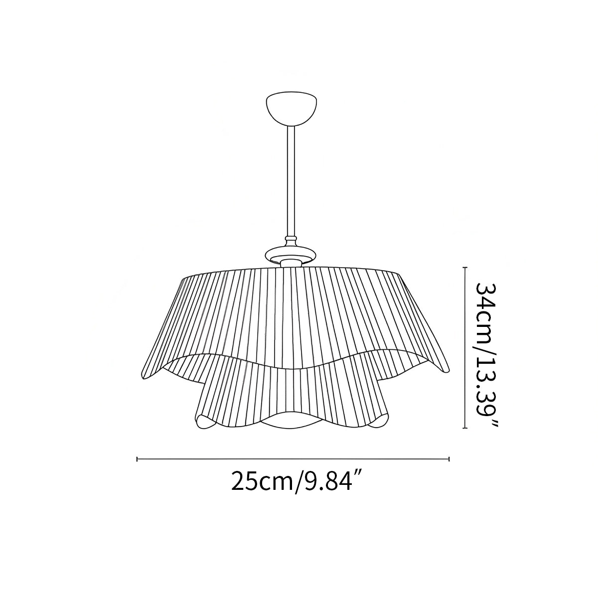 Antizer Bellevue Pendant Lamp for Bedroom