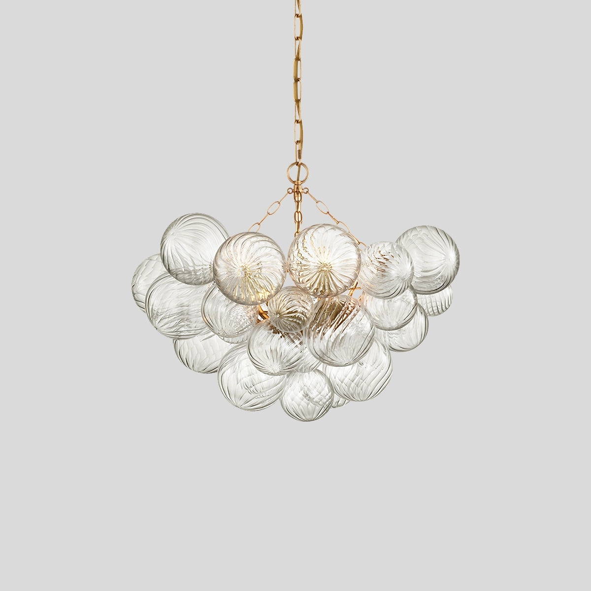 Antizer Vortex Glass Bubble Ball Chandelier