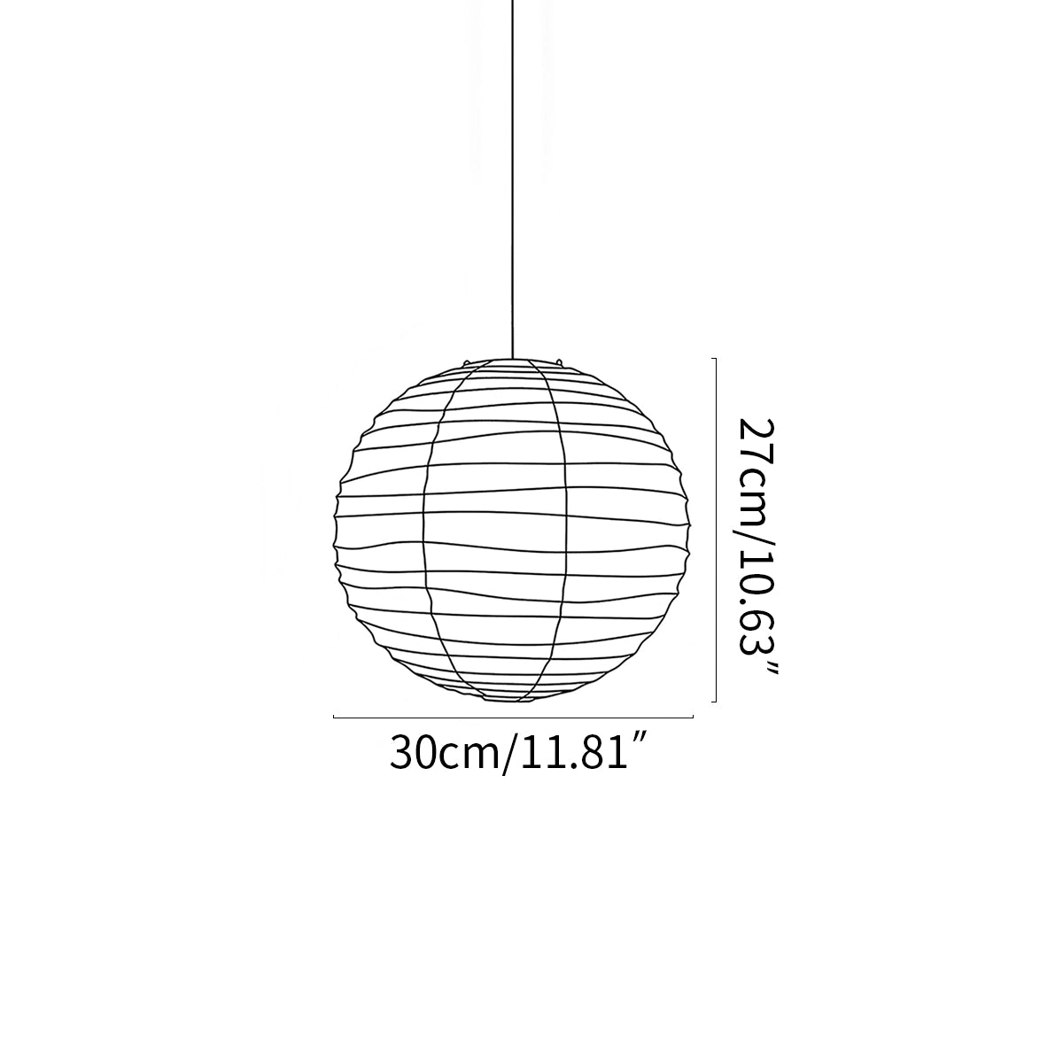 Antizer Akari D Series Pendant Lamp for Dining Room