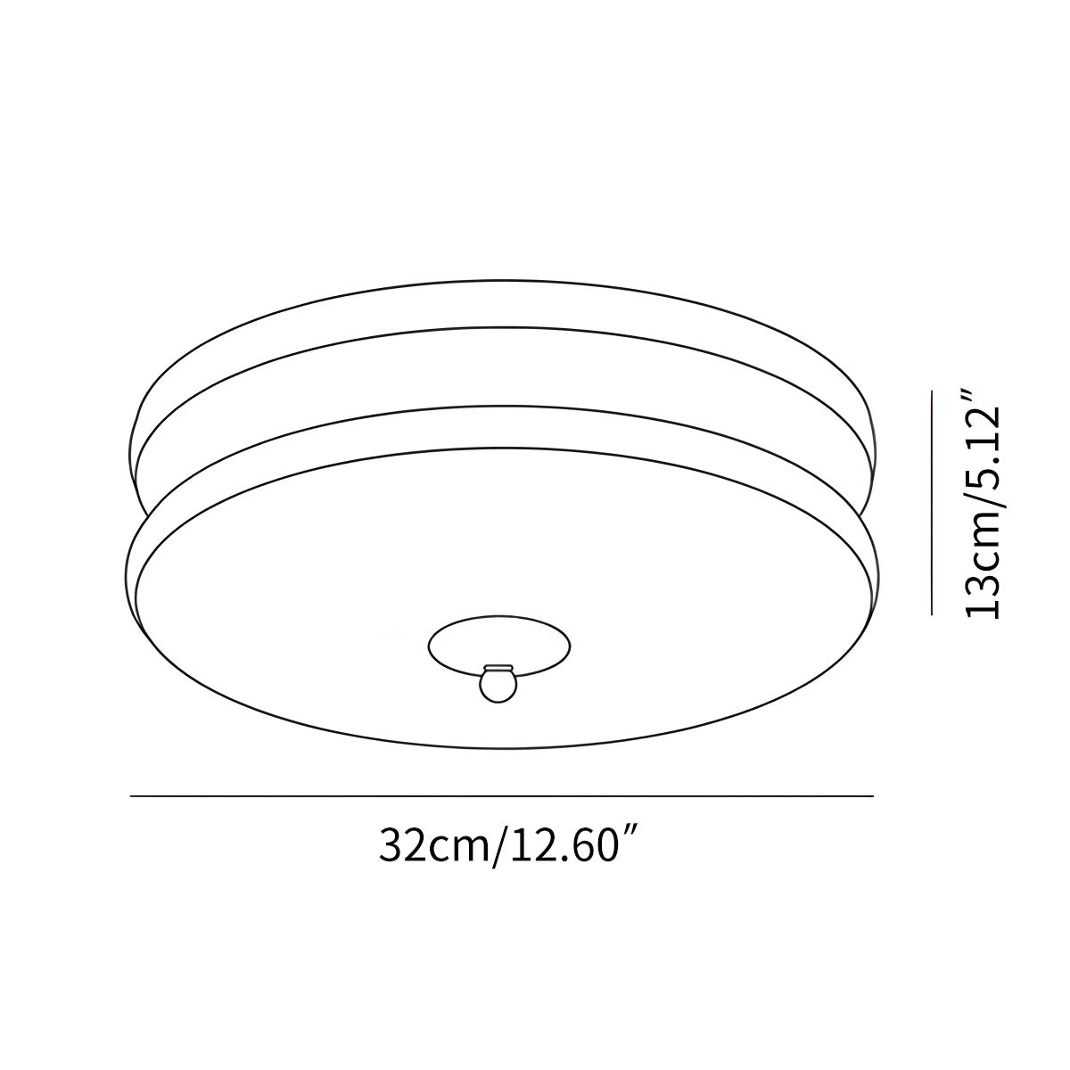 Antizer Art Deco Vintage Ceiling Light for Bedroom