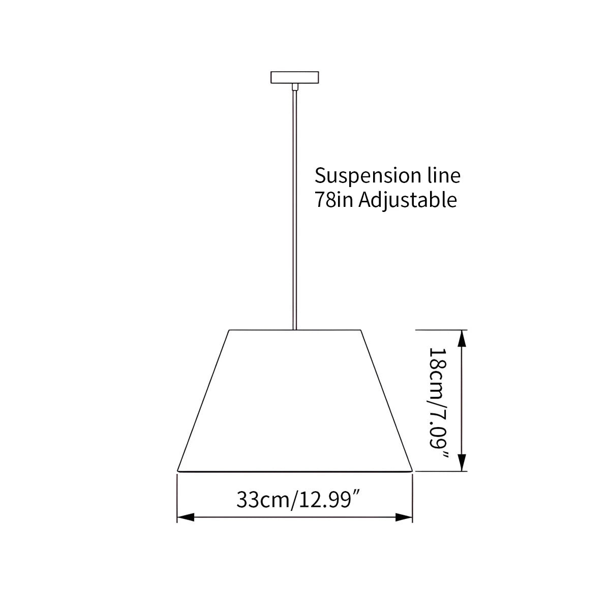 Antizer Modern Sound Absorbing Felt Pendant Light
