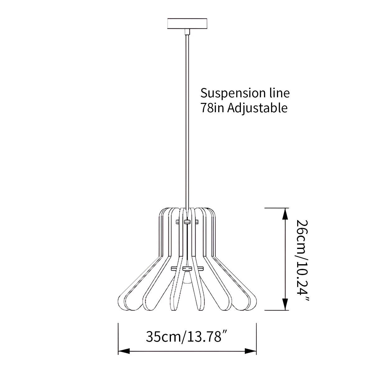 Antizer Nordic Octopus Felt Acoustic Pendant Light