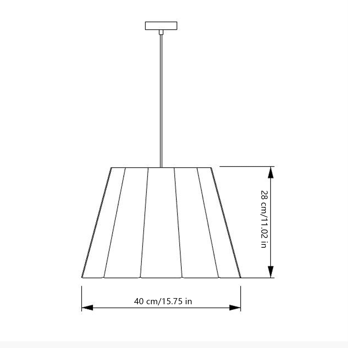 Antizer Splicing Board Circular Acoustic Pendant Light