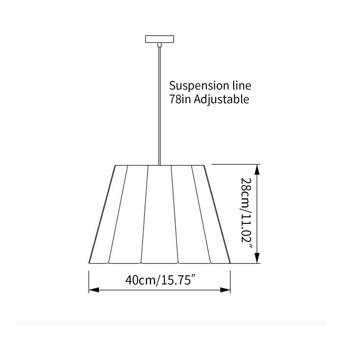 Antizer Splicing Board Circular Acoustic Pendant Light