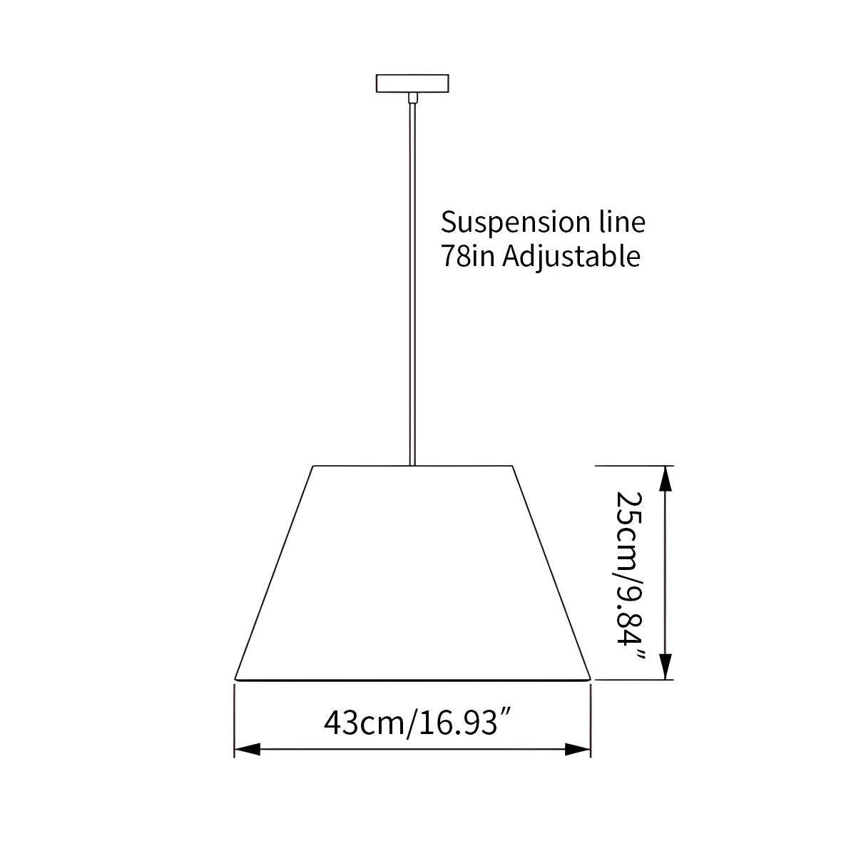 Antizer Modern Sound Absorbing Felt Pendant Light