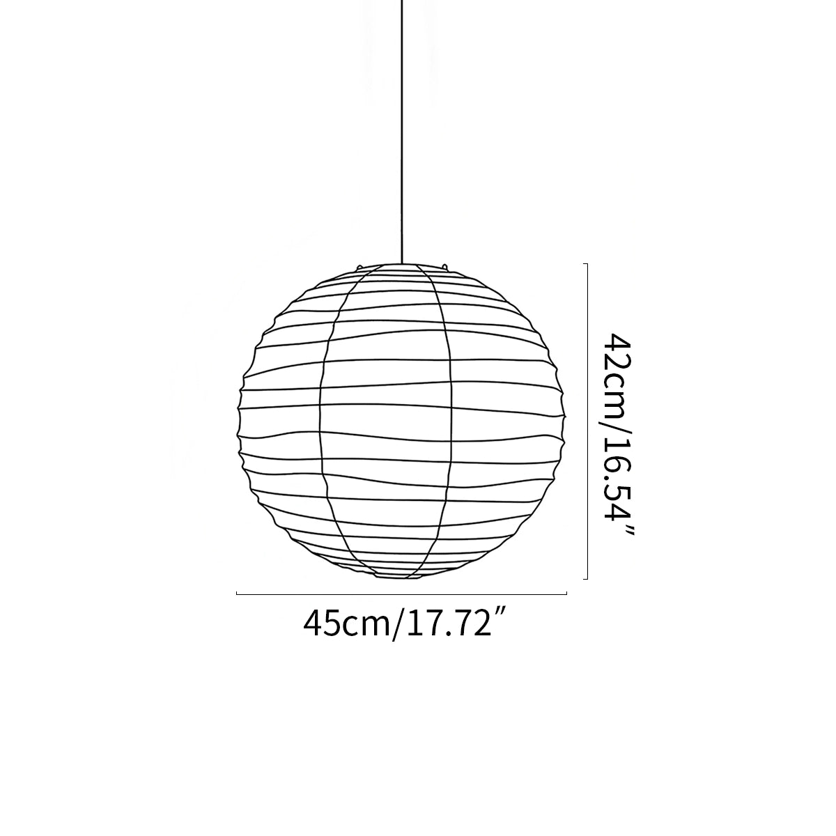 Antizer Akari D Series Pendant Lamp for Dining Room