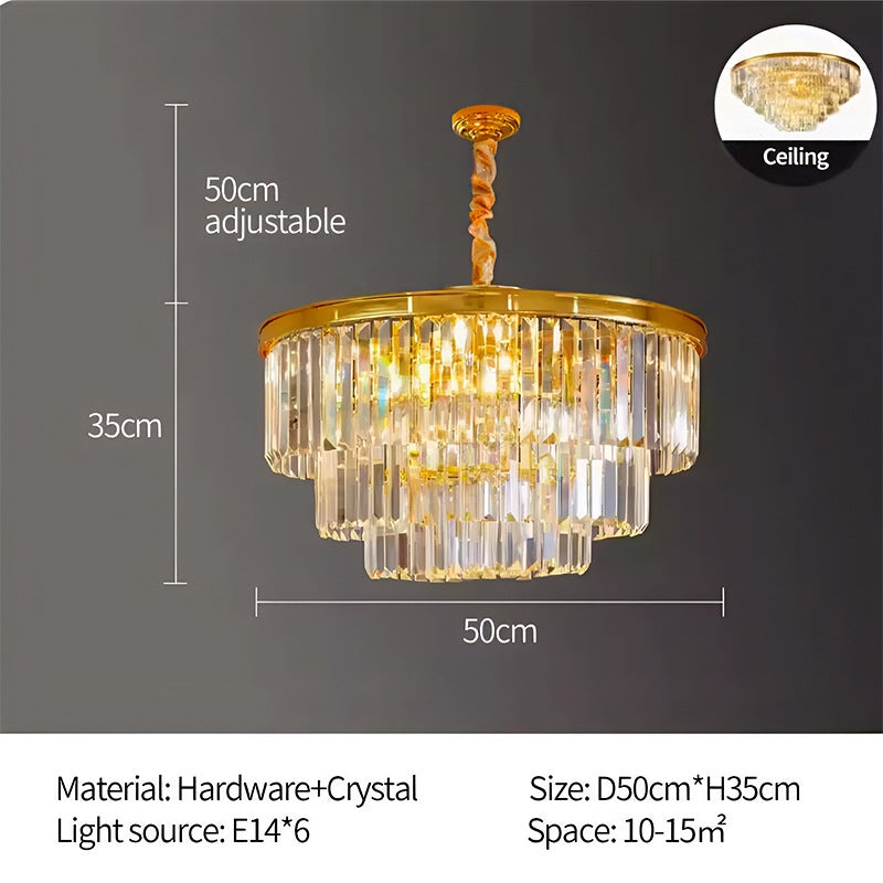 Light Luxury Crystal Chandelier